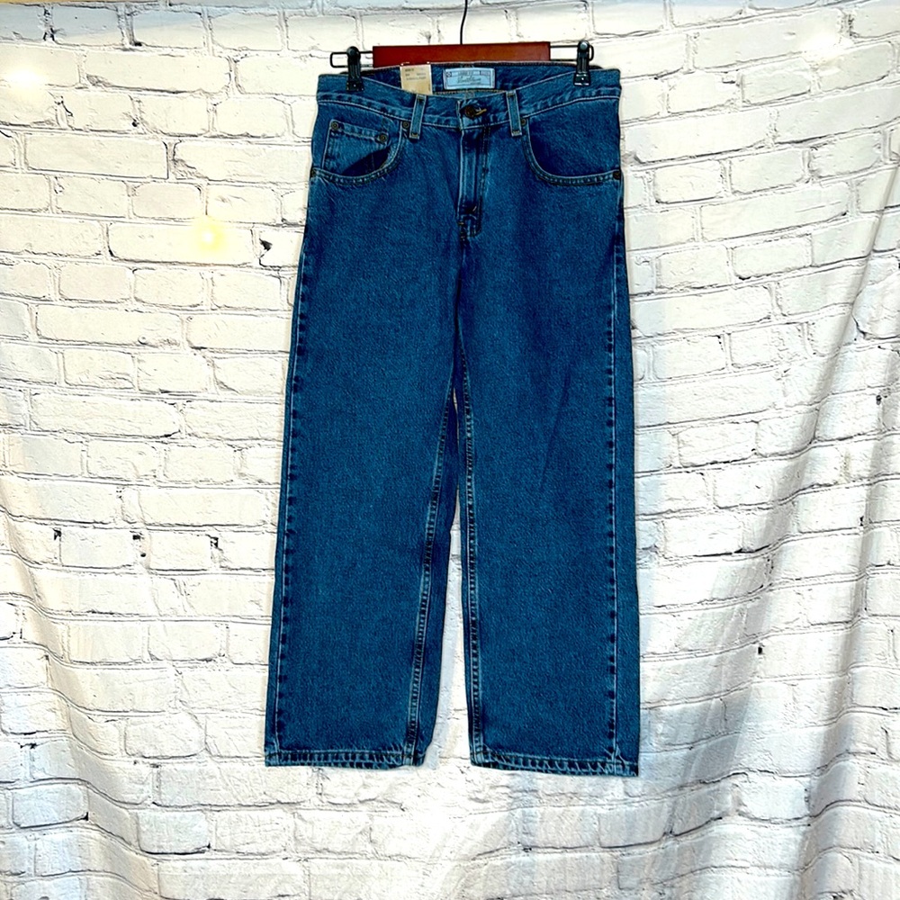 Levi’s Loose Straight Blue Jeans Size 30X26 Size 12 Husky Brand New W/Tags